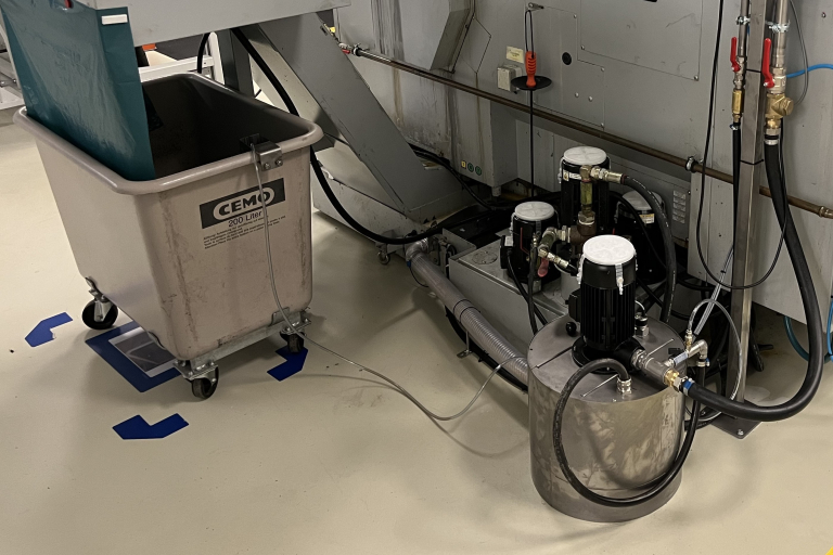 FILCO Coolant Saver installed at return pump station