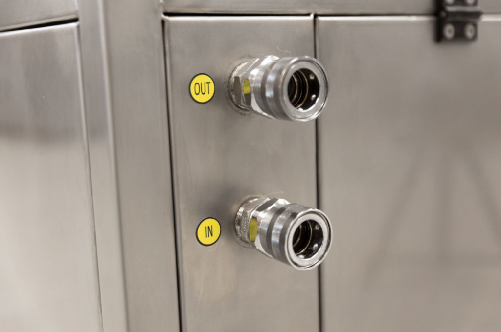 Mobile filter unit, Denmark, Europe, Filco, Connectors