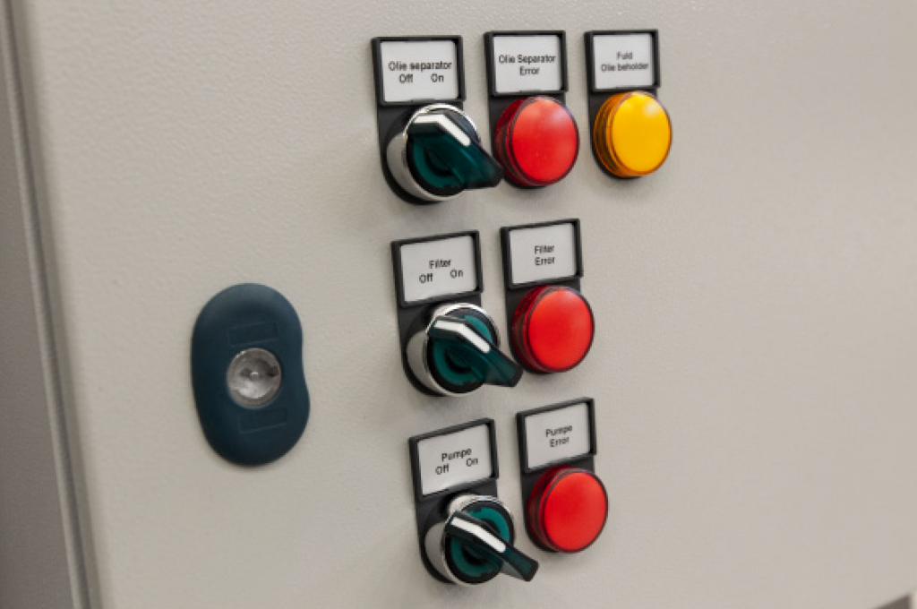 Mobile filter unit, Denmark, Europe, Filco, Buttons