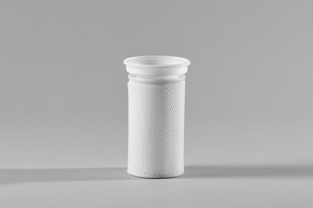 Lamella filter cartridge P01, filter housing, 4 m3 surface, Ø180 x 300 mm, filterpatron
